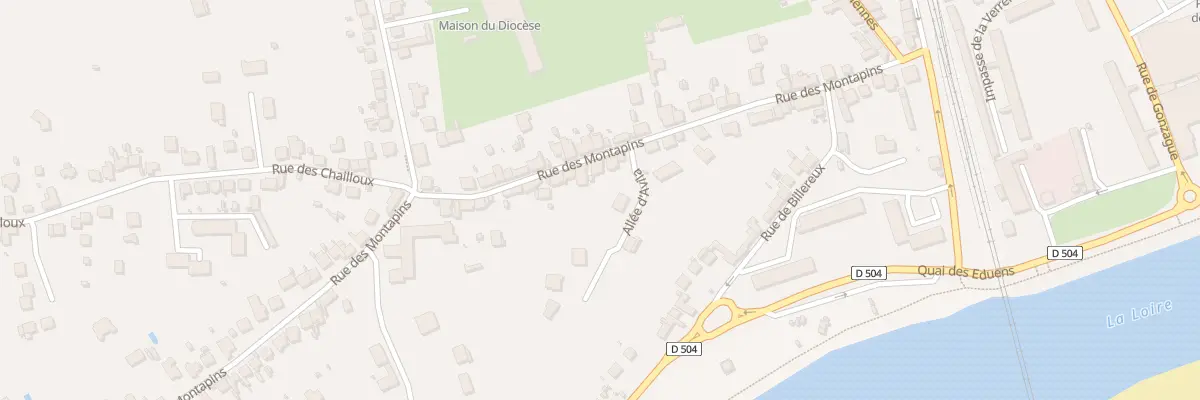 Plan du 23 Rue des Montapins à Nevers