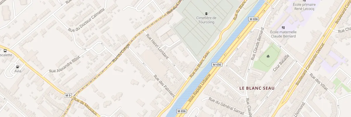 Plan du 45 Rue Henri Loridant à Tourcoing