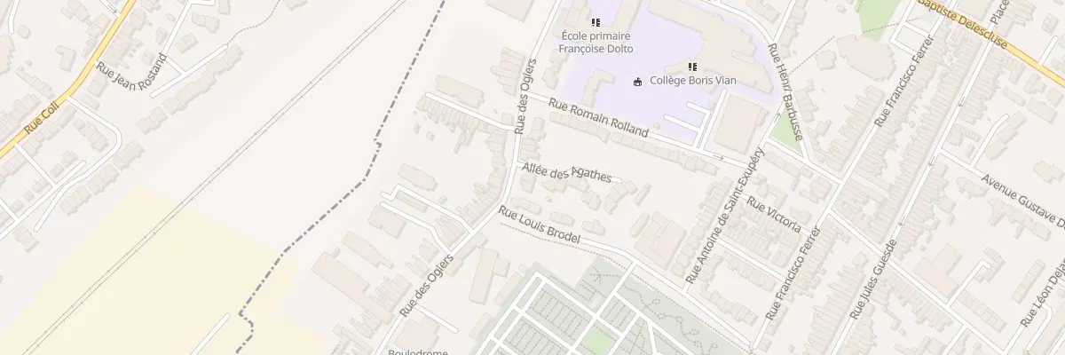 Plan du 280 Rue des Ogiers à Croix