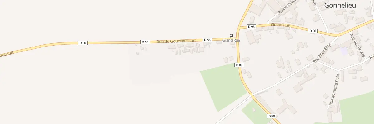 Plan du 121 Rue de Gouzeaucourt à Gonnelieu
