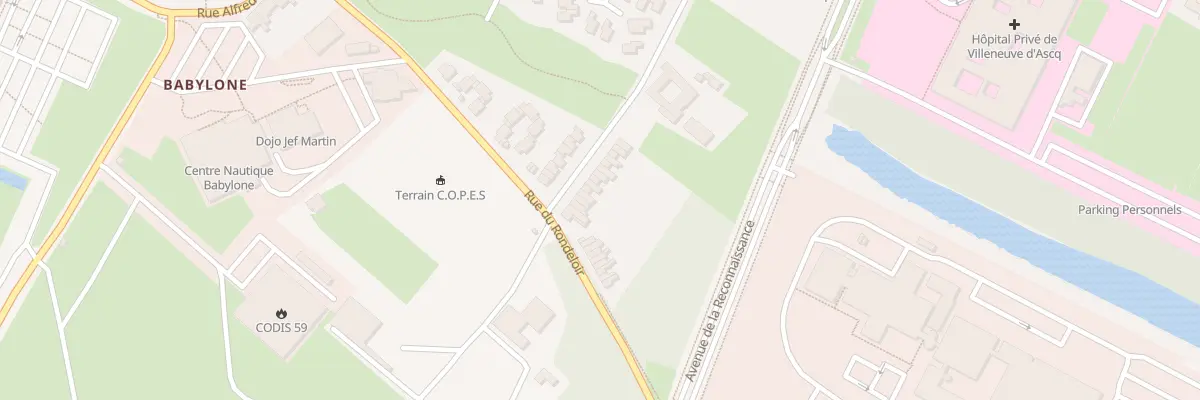 Plan du 10 Rue la Fontaine à Villeneuve-d’Ascq