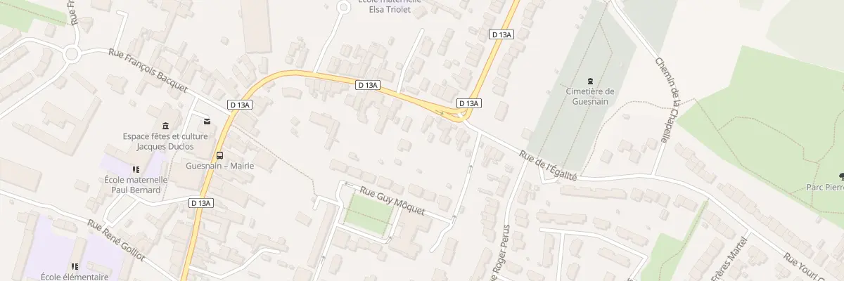 Plan du 228 Rue de l’Egalite à Guesnain