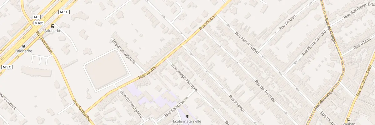 Plan du 14 Rue Pasteur à Mouvaux