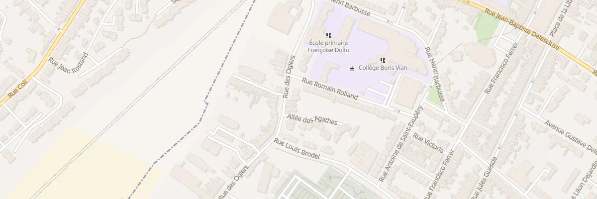 Plan du 296 Rue des Ogiers à Croix