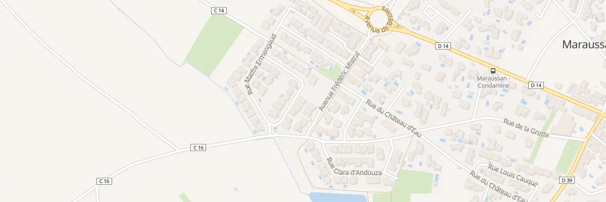 Plan du 117 Rue Azalais de Porgairagues à Maraussan