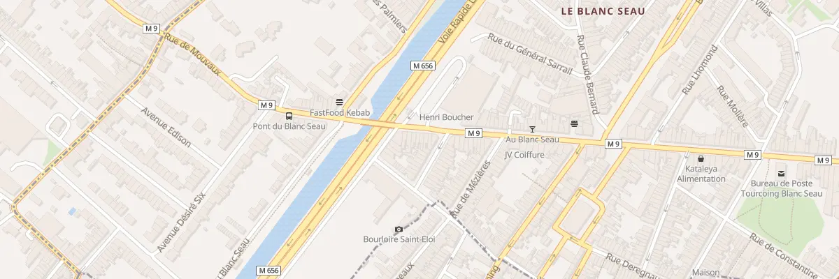 Plan du 34 Rue de Mouvaux à Tourcoing