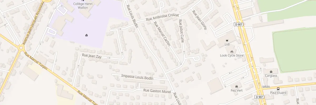 Plan du 40 Rue Louis Bodin à Varennes-Vauzelles