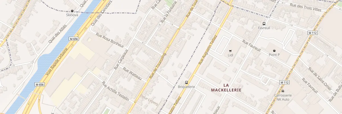 Plan du 140 Rue de Tourcoing à Wasquehal