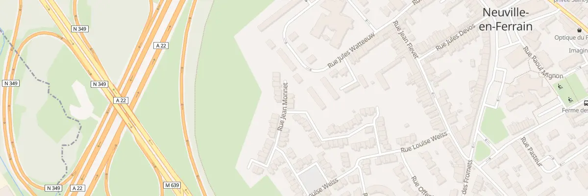 Plan du 1 Rue Jean Monnet à Neuville-en-Ferrain