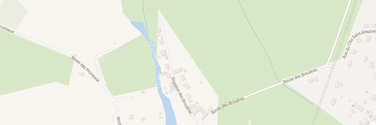 Plan du 4 Imp des Brouères à Challuy