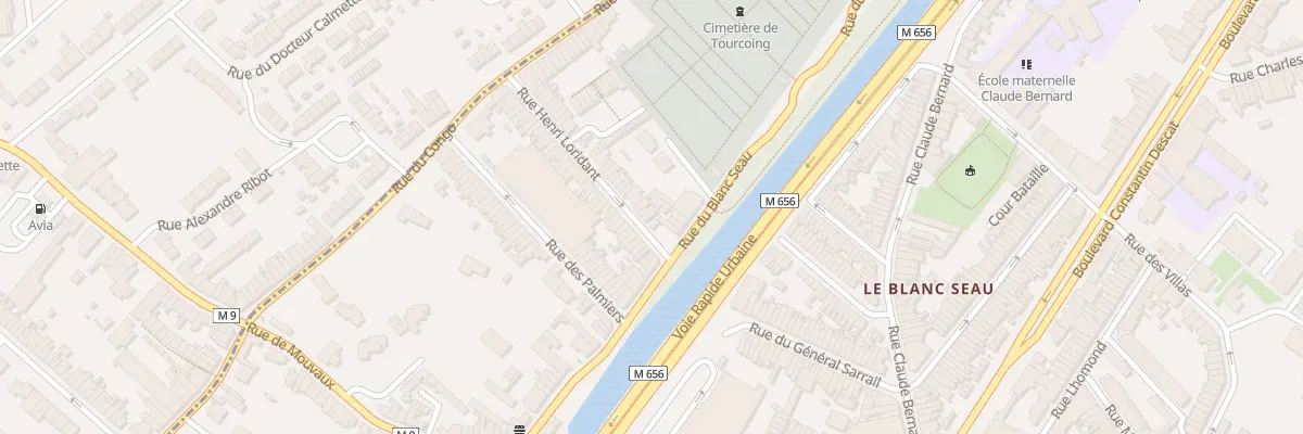 Plan du 59 Rue Henri Loridant à Tourcoing