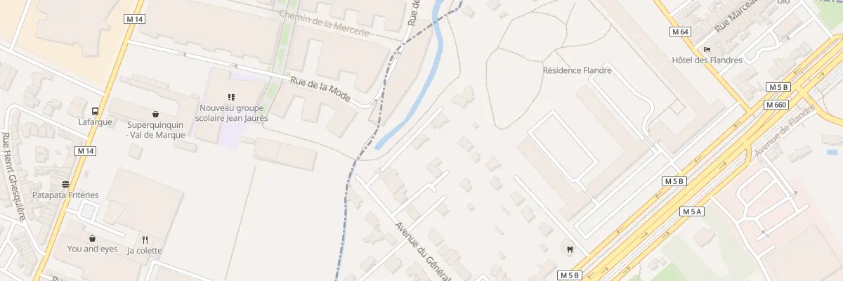 Plan du 1A Av du Général Leclerc à Croix
