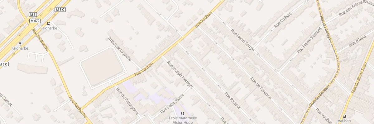 Plan du 20 Rue Pasteur à Mouvaux