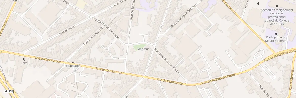 Plan du 117 Rue de la Blanche Porte à Tourcoing