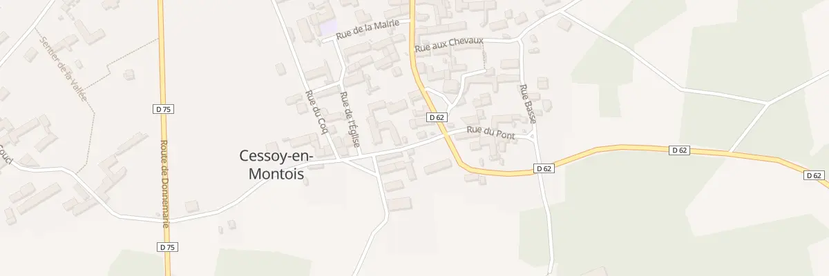Plan du 1 Rue de la Fontaine Basse à Cessoy-en-Montois