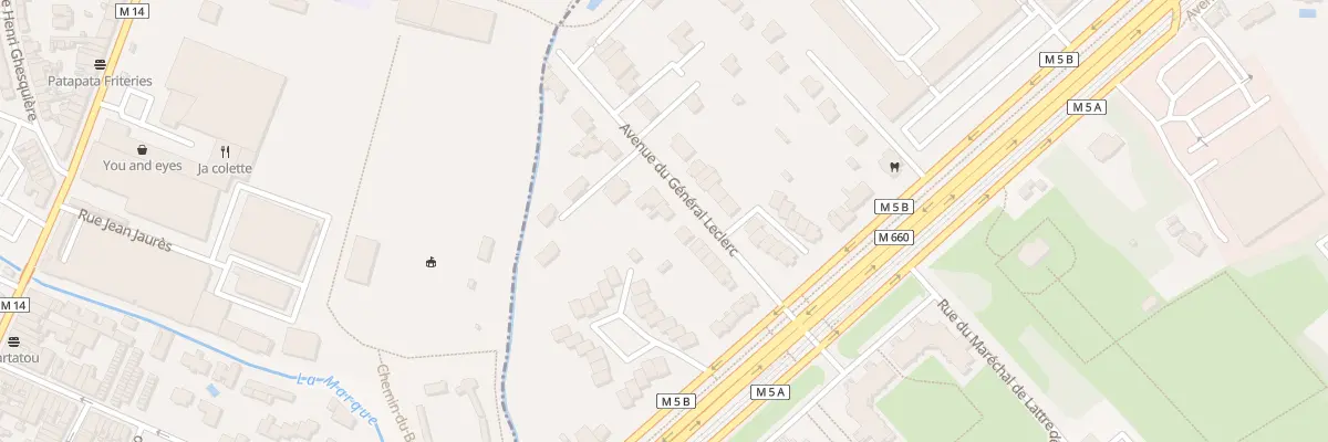 Plan du 24B Av du Général Leclerc à Croix