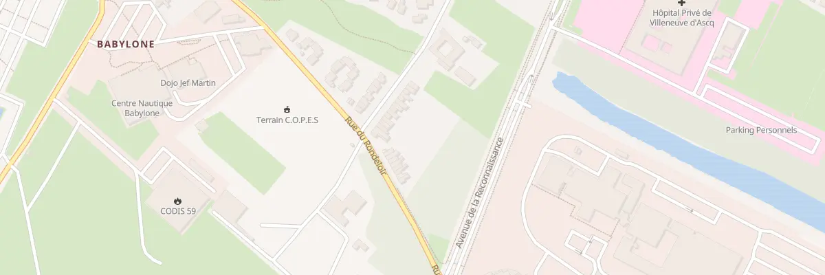 Plan du 103 Rue du Rondeloir à Villeneuve-d’Ascq