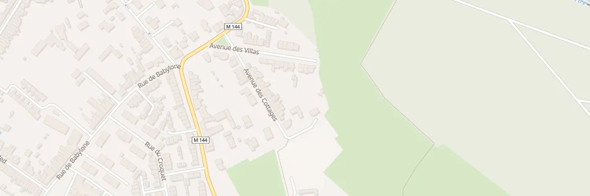 Plan du 14 Av des Cottages à Villeneuve-d’Ascq