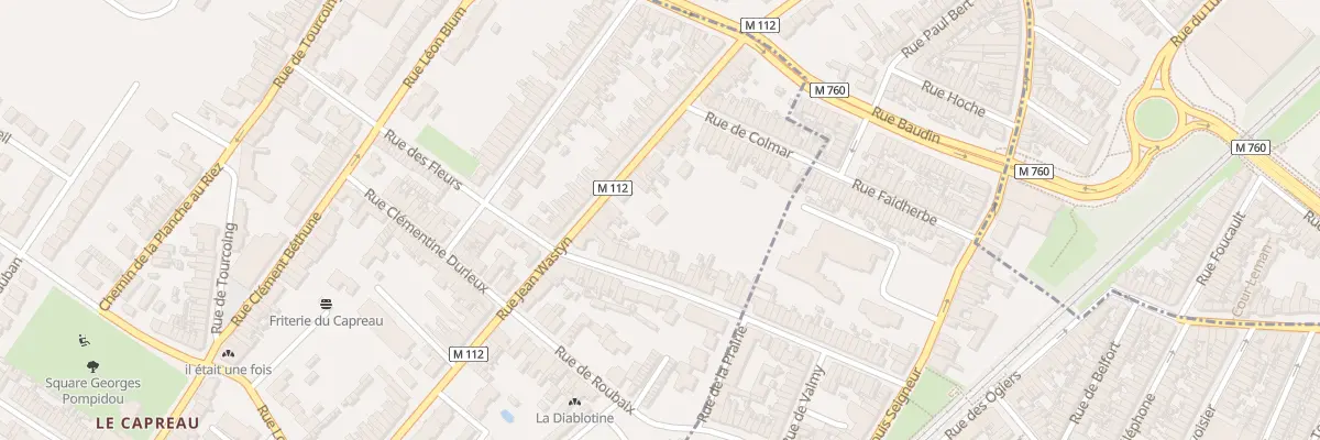 Plan du 72 Rue Jean Wastyn à Wasquehal