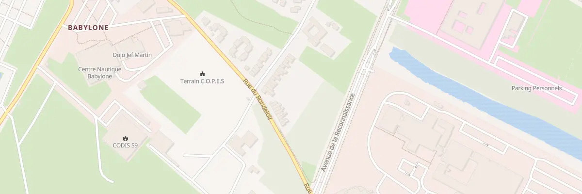 Plan du 105 Rue du Rondeloir à Villeneuve-d’Ascq