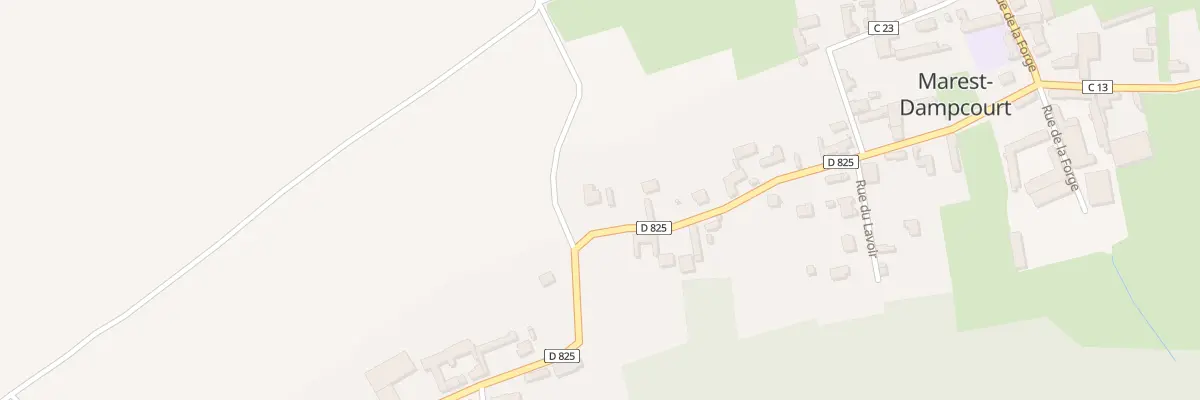 Plan du 16 Rue Saint Brice à Marest-Dampcourt