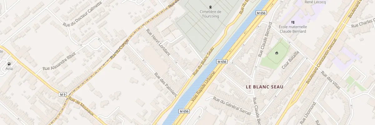 Plan du 61 Rue Henri Loridant à Tourcoing