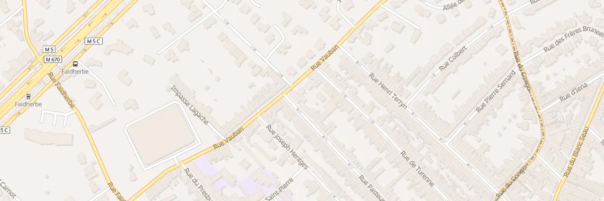 Plan du 5 Rue Pasteur à Mouvaux