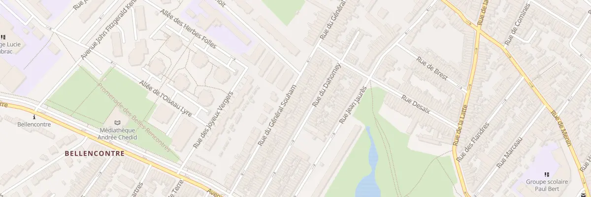 Plan du 88 Rue du Général Souham à Tourcoing