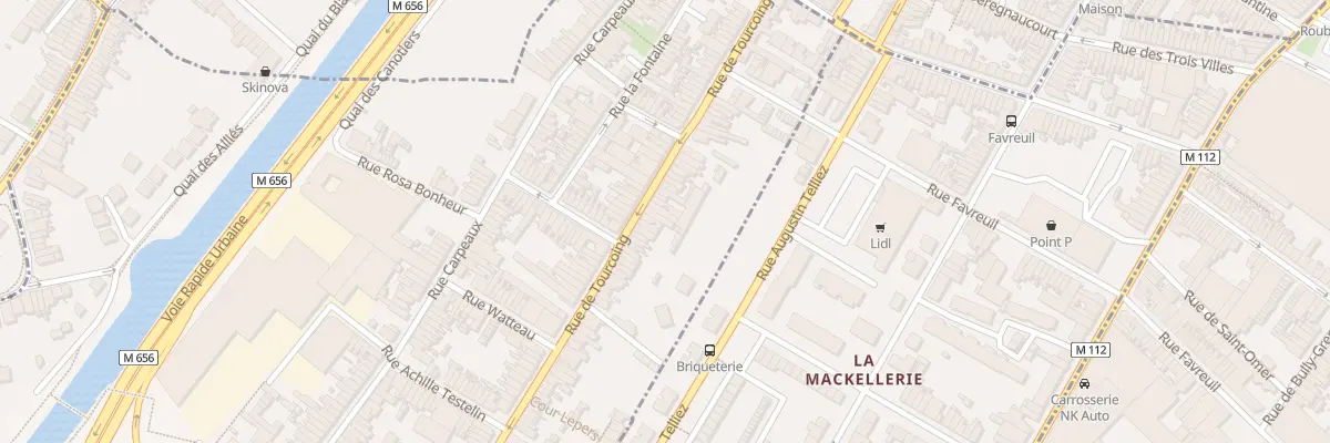 Plan du 150 Rue de Tourcoing à Wasquehal