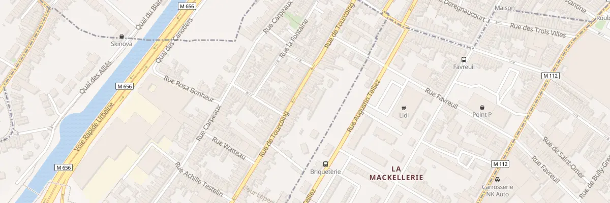 Plan du 152 Rue de Tourcoing à Wasquehal