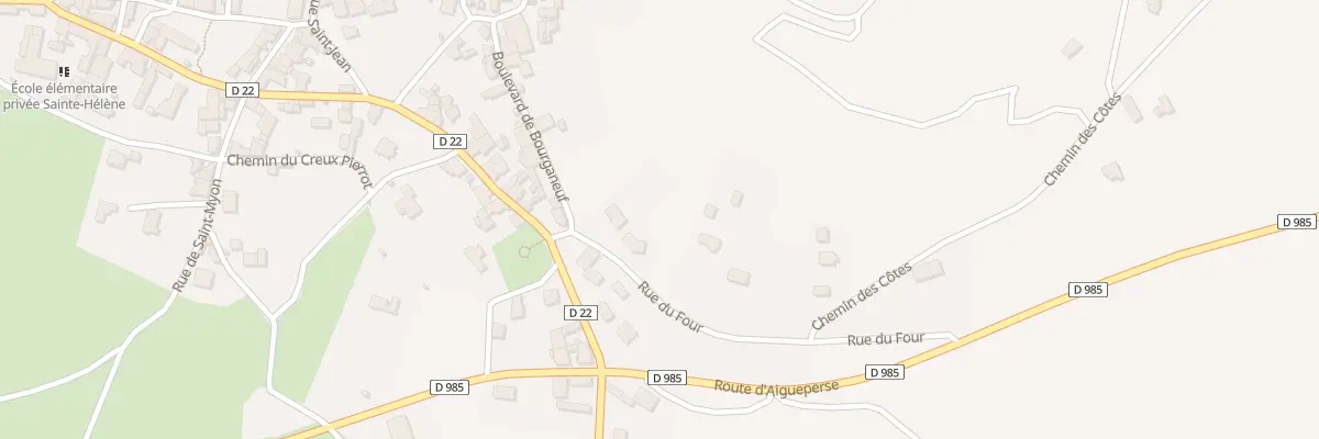 Plan du 1B Rue du Four à Artonne