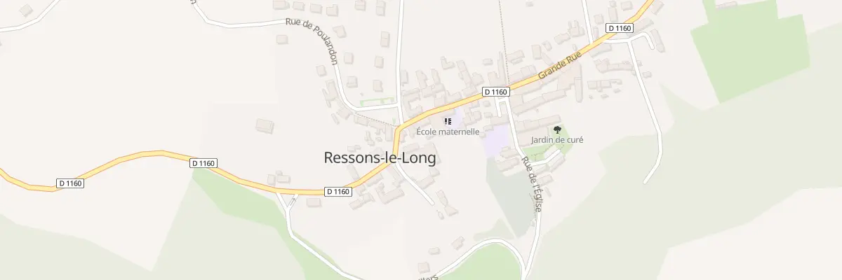 Plan du 1 Rue de la Motte à Ressons-le-Long