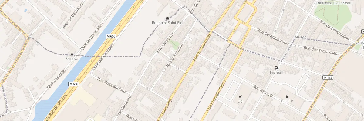 Plan du 207 Rue de Tourcoing à Wasquehal