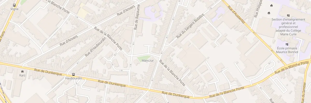 Plan du 140 Rue de la Blanche Porte à Tourcoing