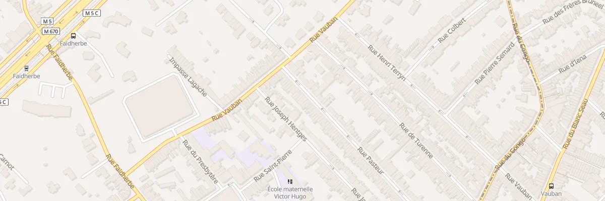 Plan du 24 Rue Pasteur à Mouvaux