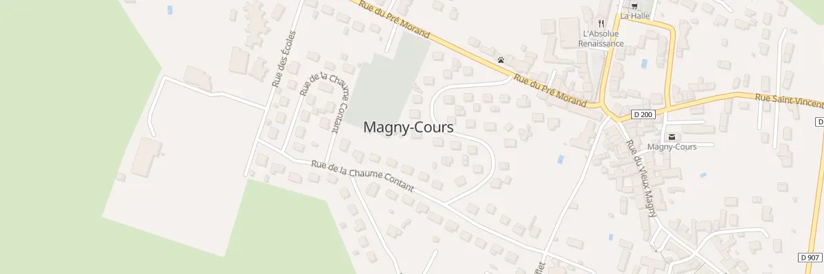 Plan du 11 Rue des Chalets du Soleil à Magny-Cours