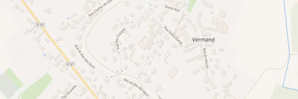Plan du 5 Rle du Cran des Murs à Vermand