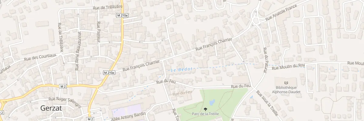 Plan du 22 Rue François Charrier à Gerzat