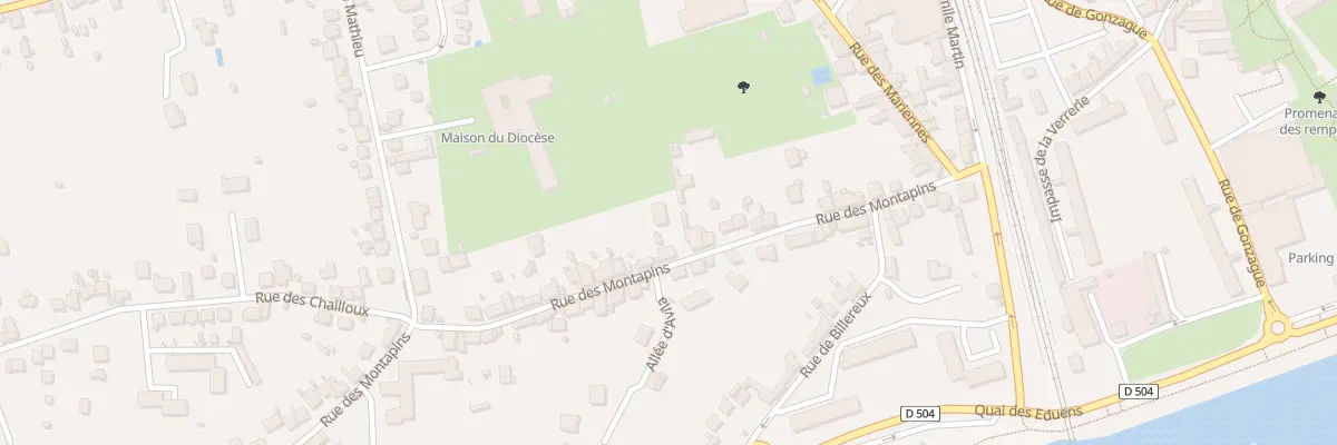 Plan du 28B Rue des Montapins à Nevers