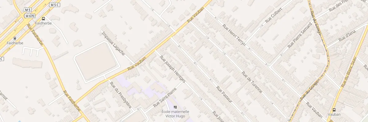 Plan du 28 Rue Pasteur à Mouvaux