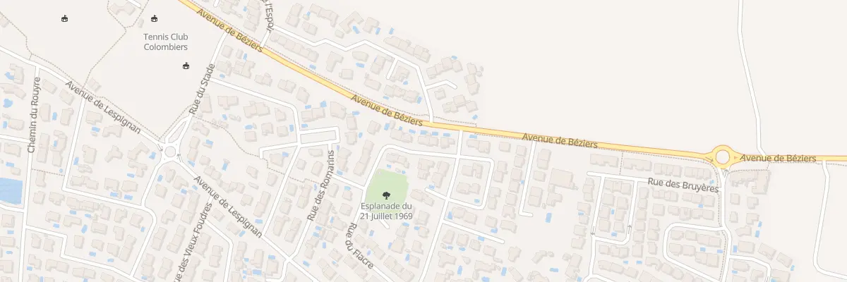 Plan du 6 Rue du Fiacre à Colombiers