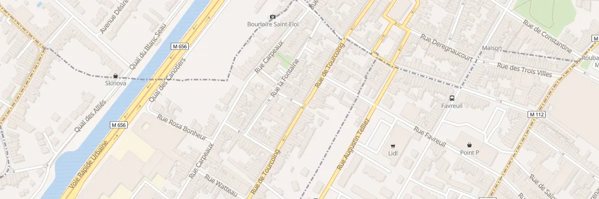 Plan du 201 Rue de Tourcoing à Wasquehal