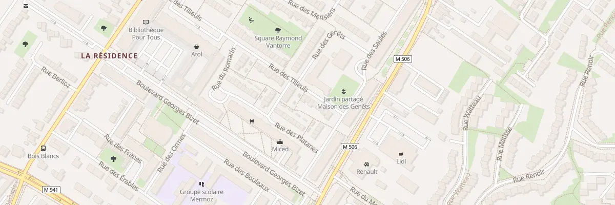 Plan du 34 Rue des Tilleuls à Villeneuve-d’Ascq