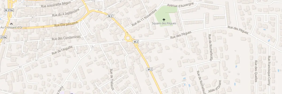 Plan du 29 Rue des Martyrs à Gerzat