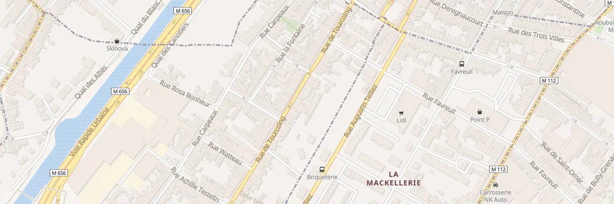 Plan du 156 Rue de Tourcoing à Wasquehal
