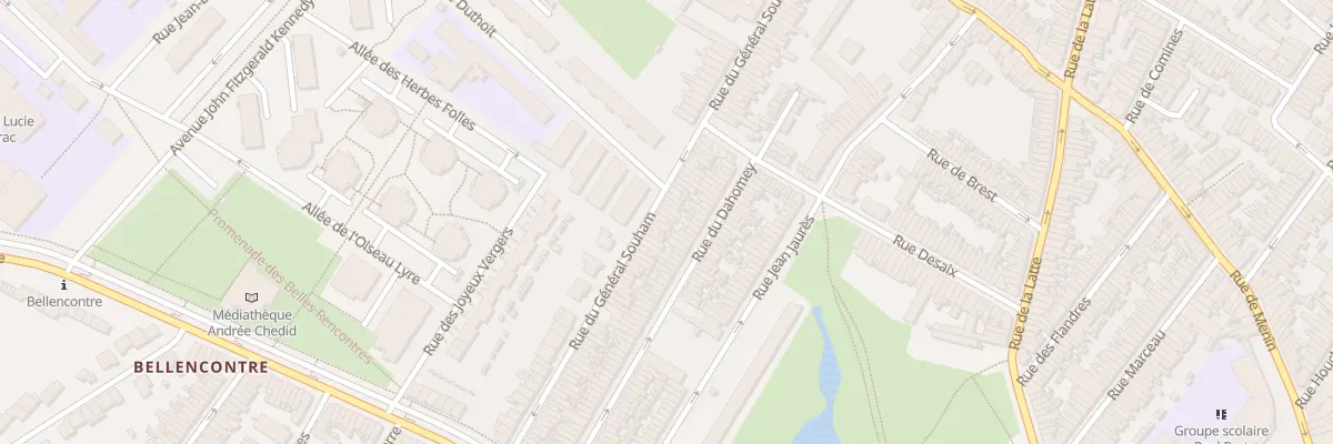 Plan du 96 Rue du Général Souham à Tourcoing