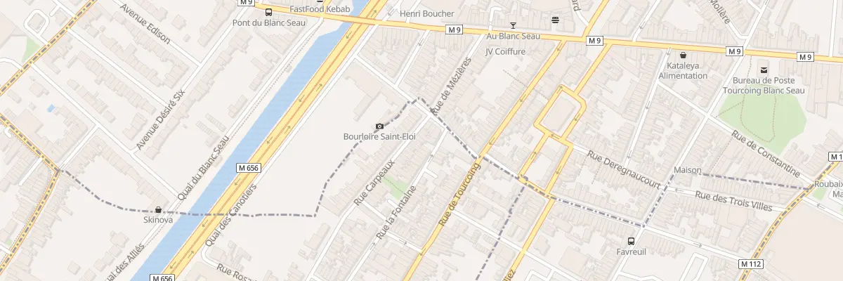 Plan du 154 Rue Carpeaux à Wasquehal