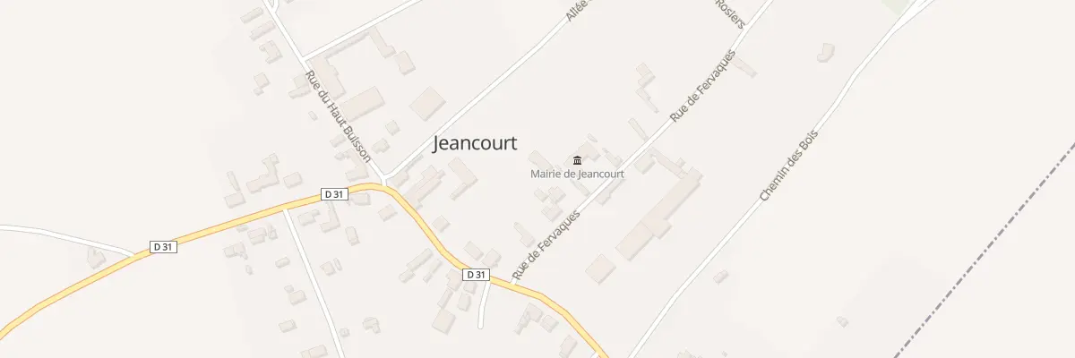 Plan du 5 Rue de Fervaques à Jeancourt