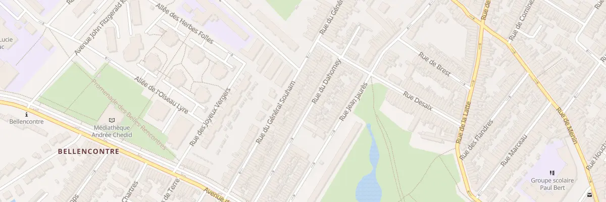 Plan du 85 Rue du Dahomey à Tourcoing