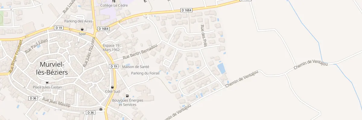 Plan du 2 Imp des Pins à Murviel-lès-Béziers